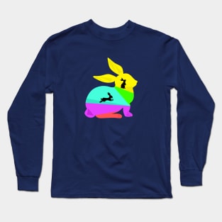 Colorful rabbit Long Sleeve T-Shirt